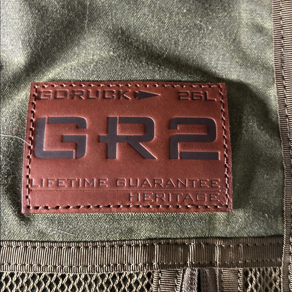 GORuck GR2 Heritage Waxed Canvas 26L Green - Picture 5 of 12